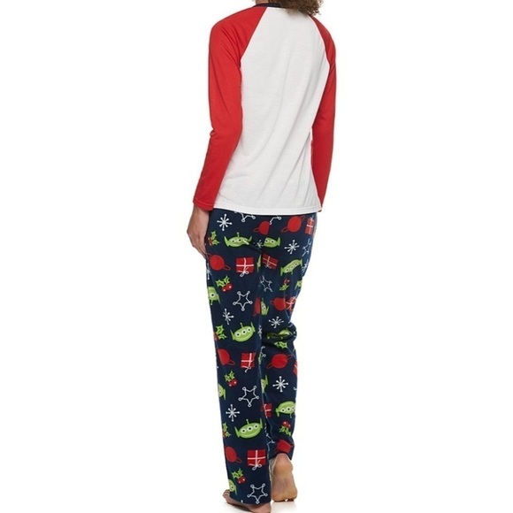 WOMEN'S Microfleece Top & Bottom Pajama Set - Picture 3 of 3